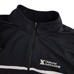 Nike Golf Tour‎ Performance 482196 Therma Fit Mens XL Black Quarter Zip Pullover